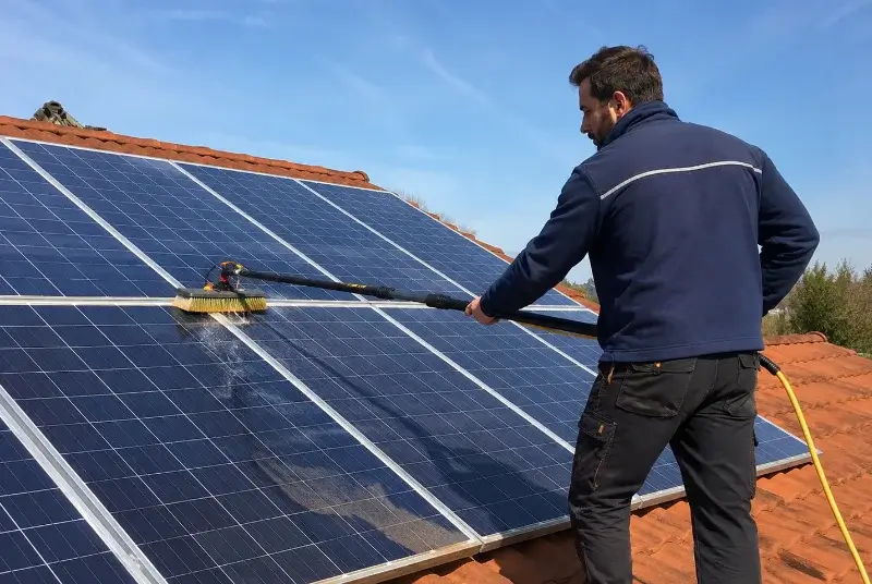 Nettoyage et entretien de panneaux solaires à Miniac-Morvan